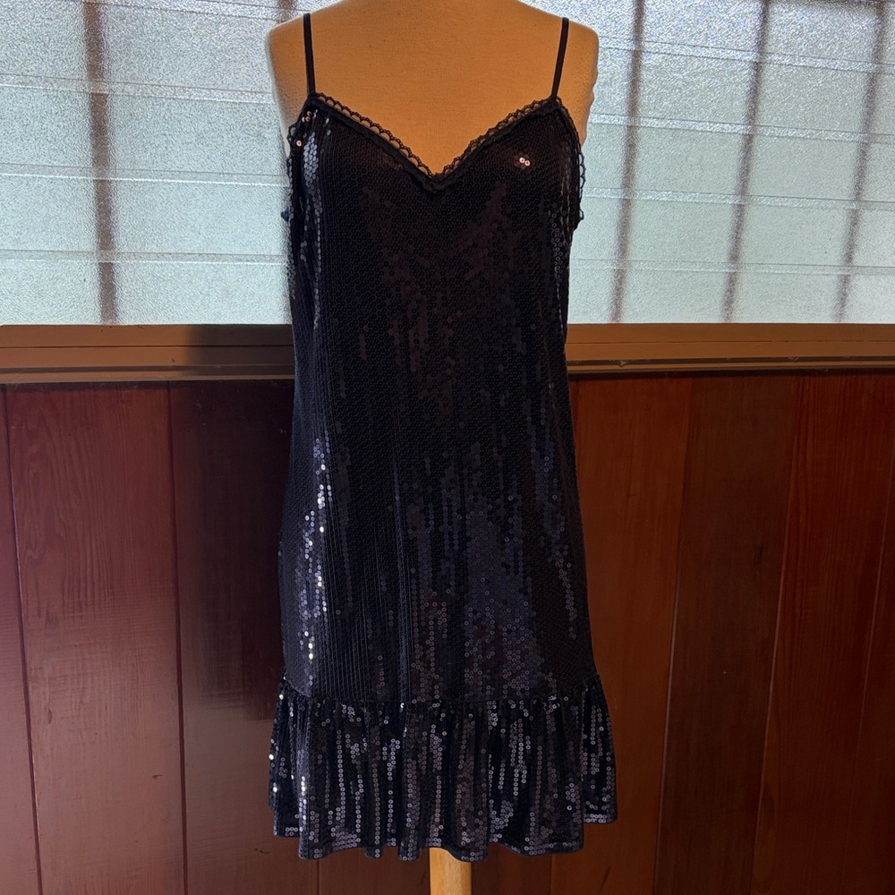 MICHAEL Michael Kors Navy Sequin Chemise